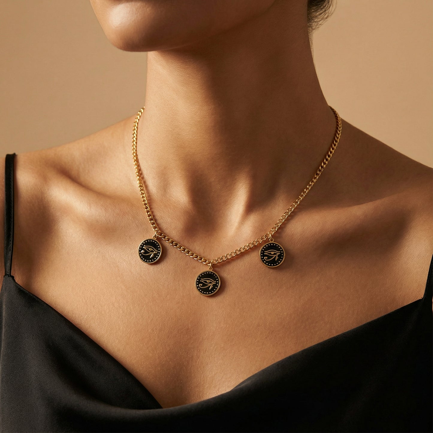 Eye of Horus Charm Necklace