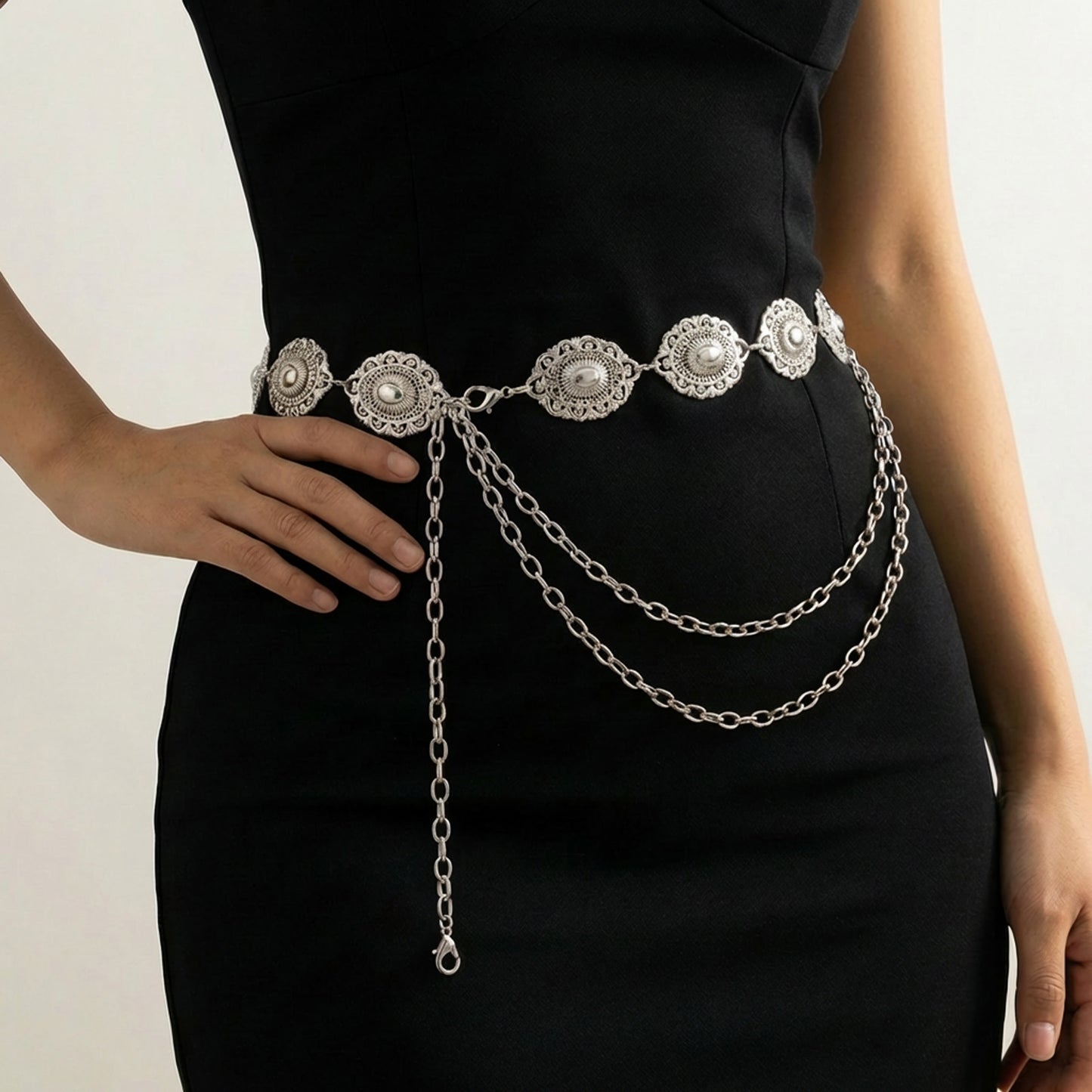 Royal Coin Chain Belt