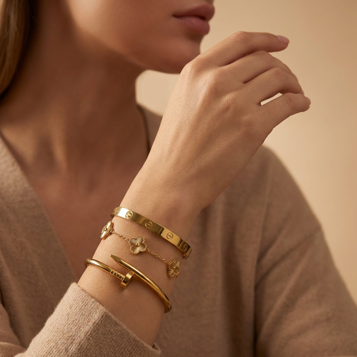 Golden Bloom Trio Set