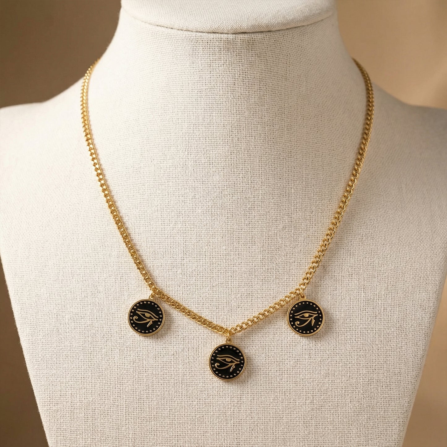 Eye of Horus Charm Necklace