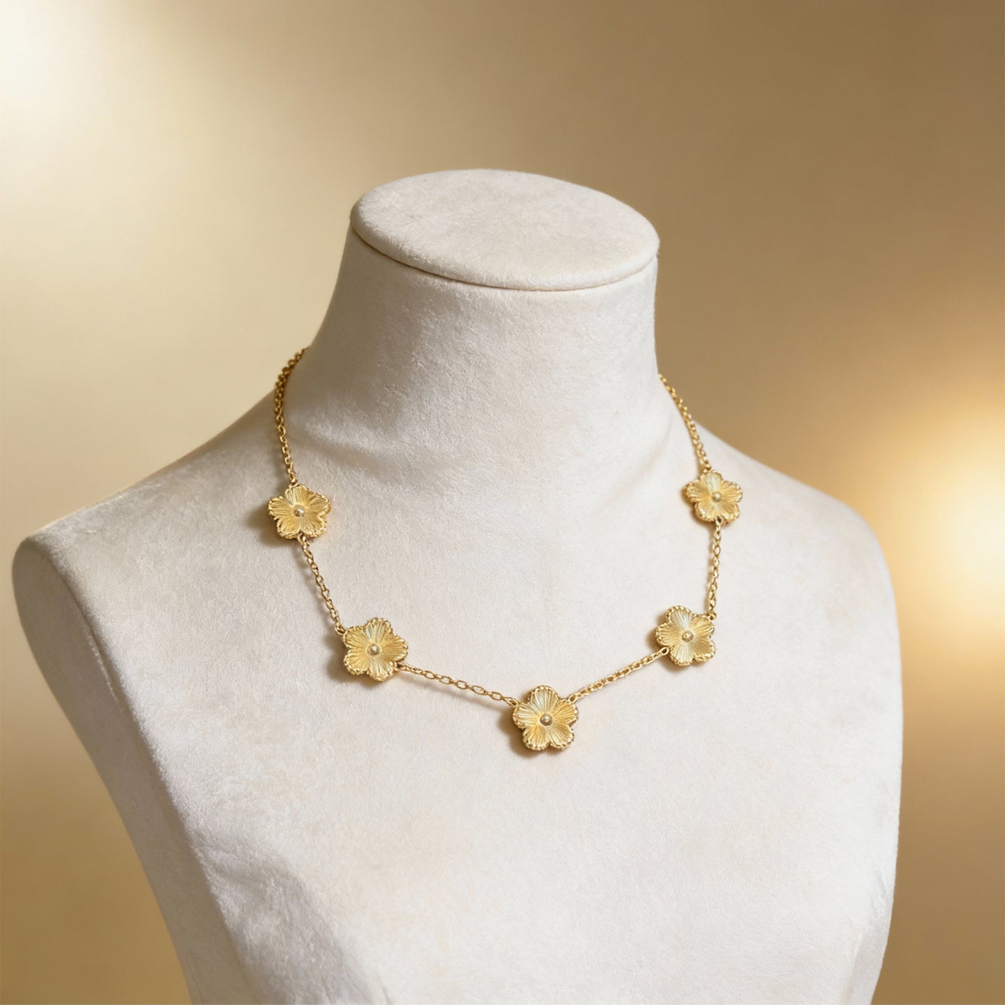 Golden Blossom Necklace