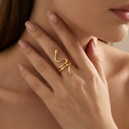 Serpent Flow Ring
