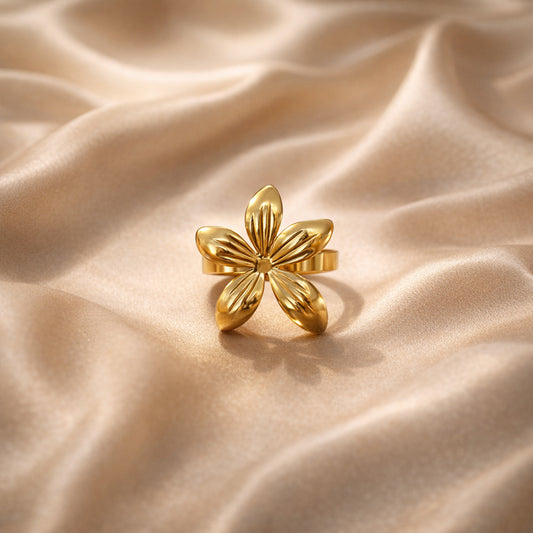 Golden Bloom Ring