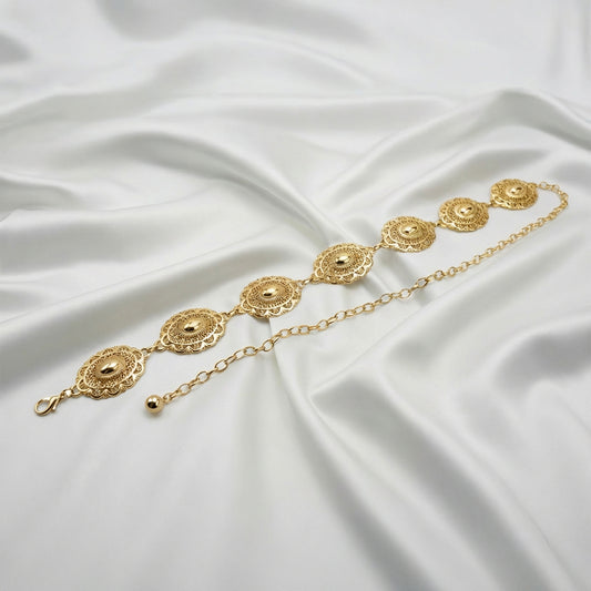 Royal Coin Chain Belt