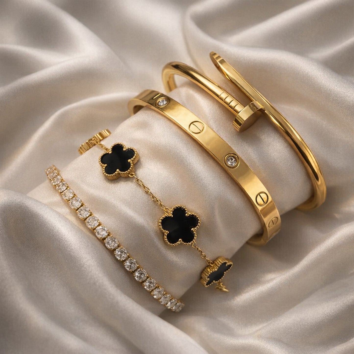 Black Royale Bracelet Set