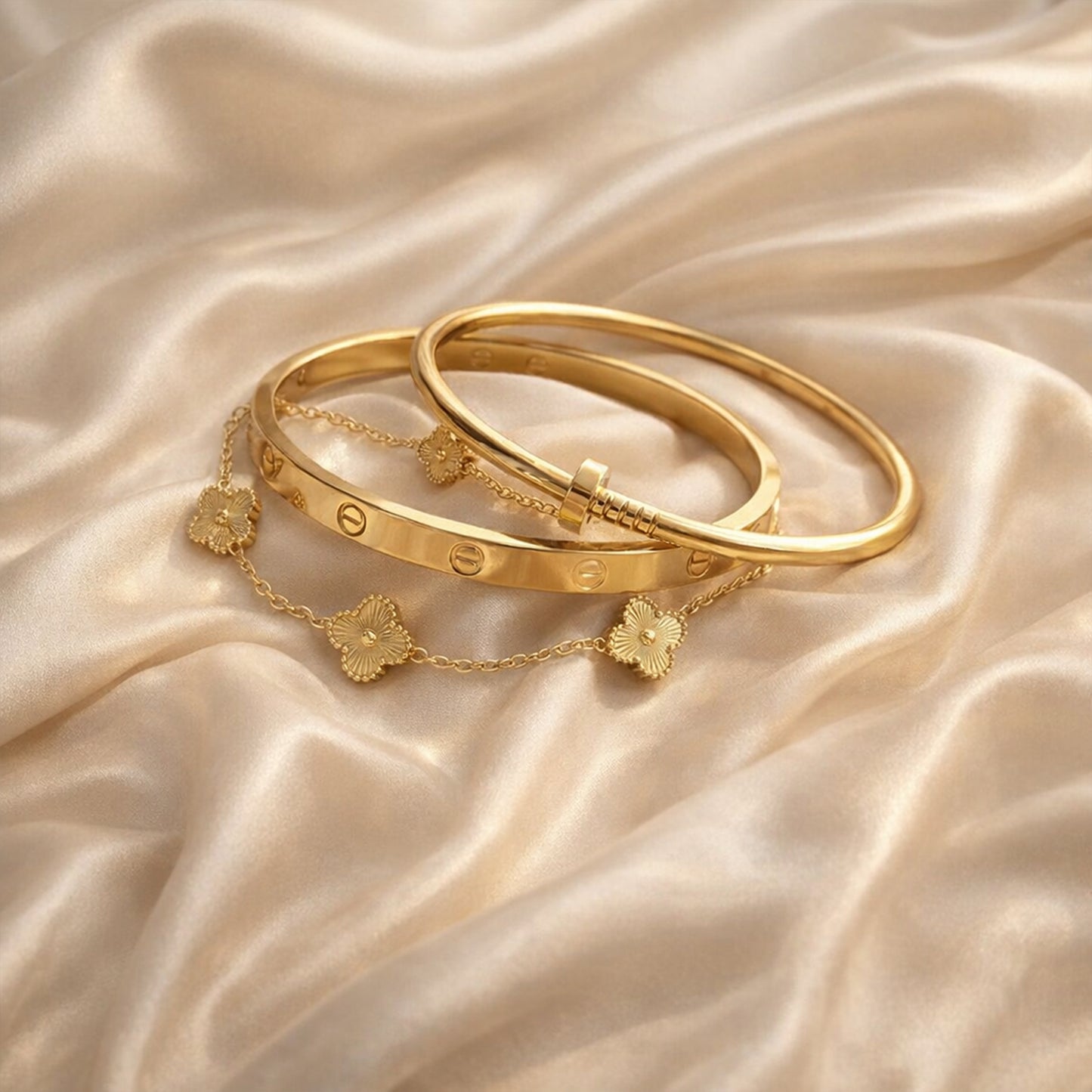 Golden Bloom Trio Set