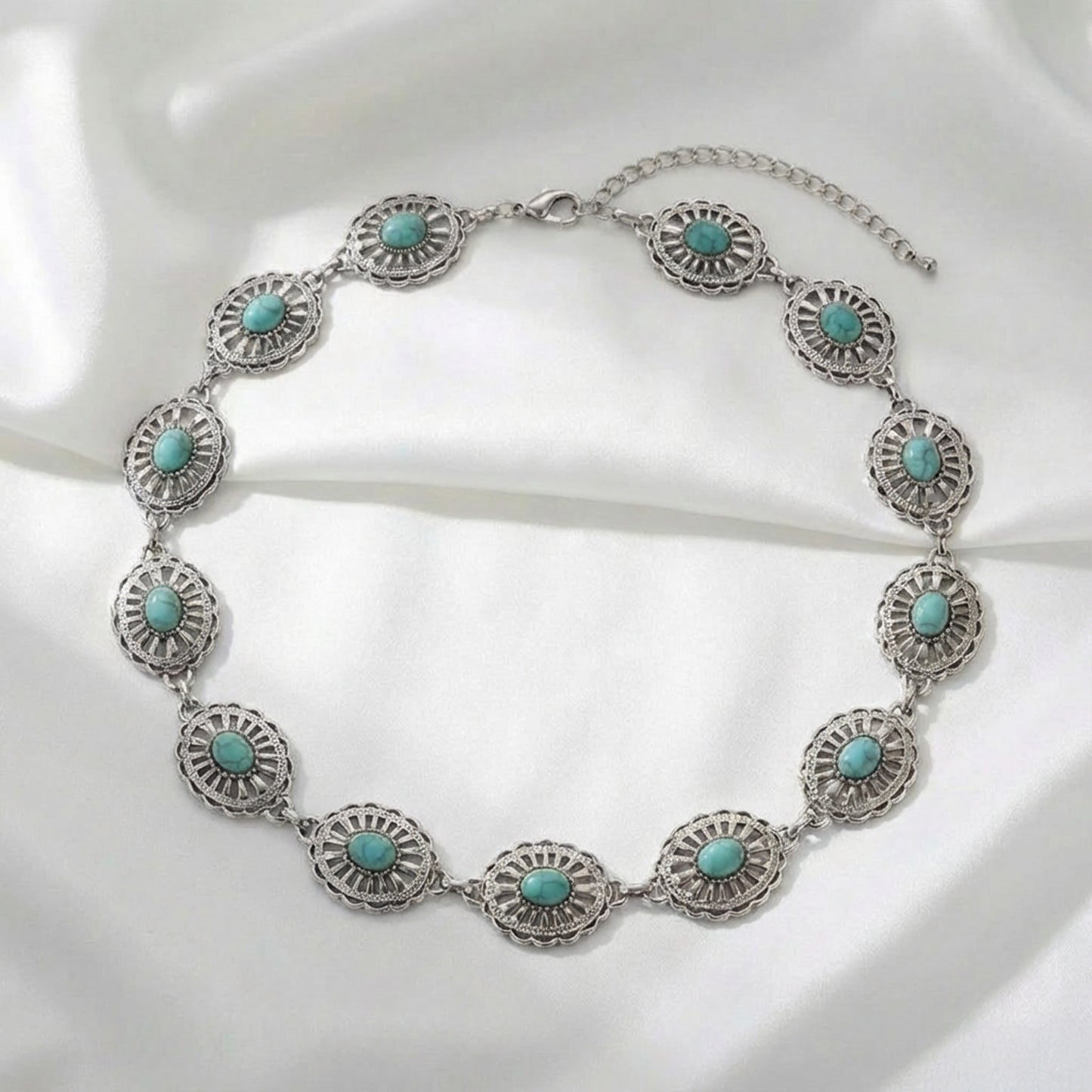 Turquoise Medallion Belt