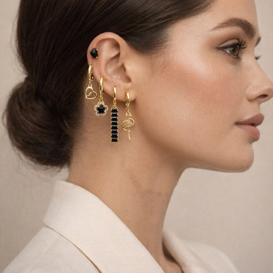 Midnight Charm Earring Collection